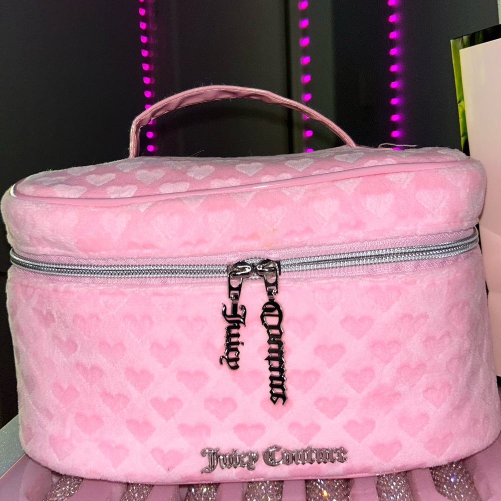 Juicy Couture Plush Makeup Bag